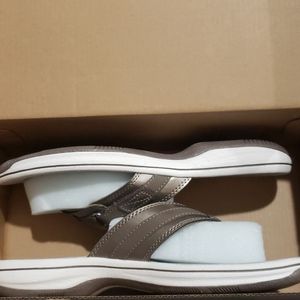 Clark's Cloudsteppers in pewter